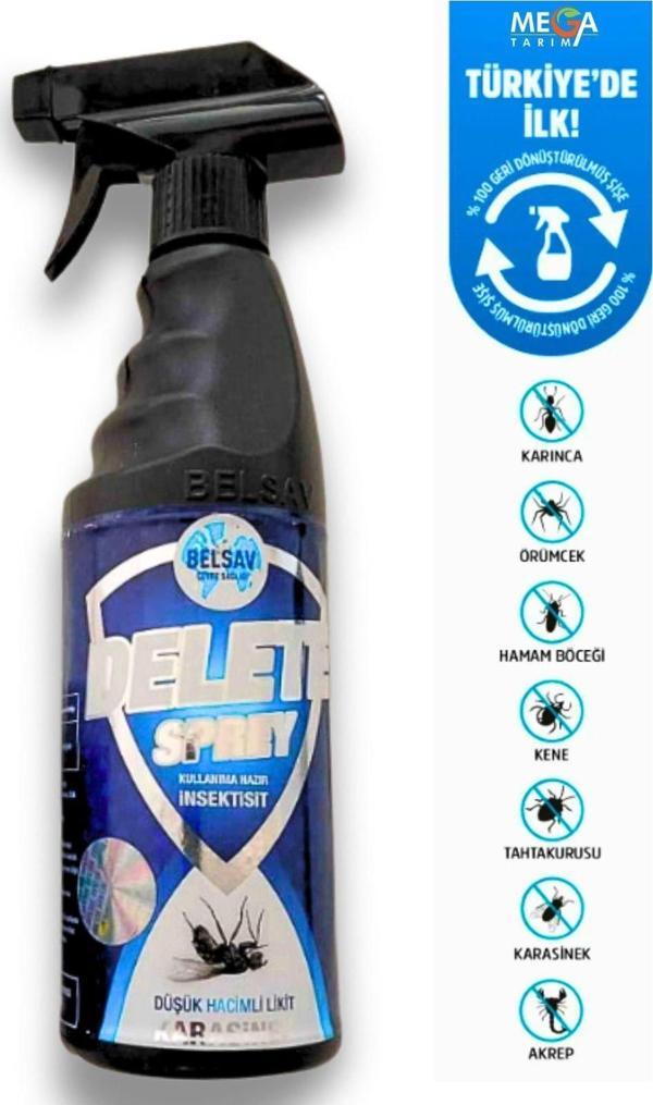 Belsav İnsektisit Max 500 Ml Böcek Ilacı Tahtakurusu,Karınca,Akrep,Kene,Örümcek,Hamamböceği,Sinek - Image 1