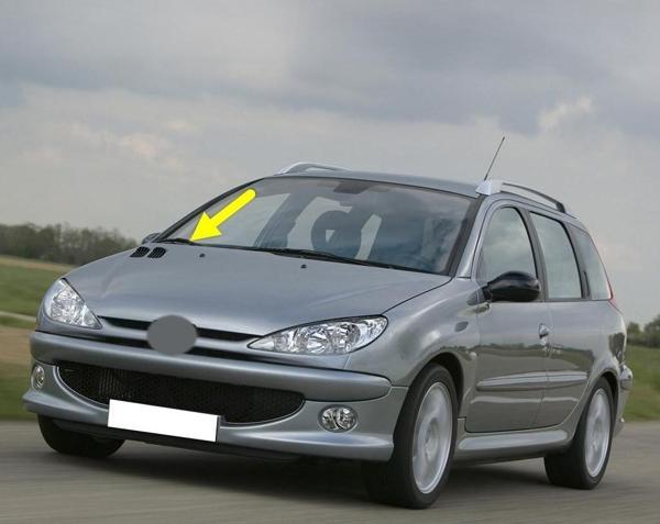Peugeot 206 SW 2003-2006 Ön Cam Sağ Yolcu Taraf Silecek Kolu - Image 1