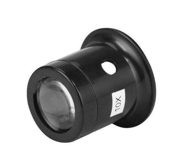 Sepetinegelsin Saatçi Tamirci Kuyumcu 10X Büyüteç Optik Cam Lens - Image 1