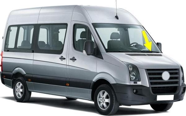 VW Crafter 2006-2016 Ön Cam Sol Taraf Silecek Kolu 2E1955401B - Image 1