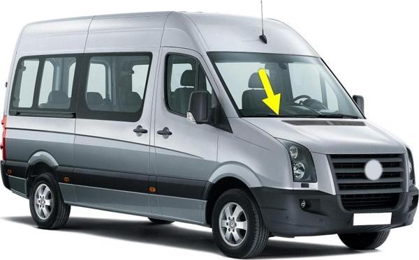 VW Crafter 2006-2016 Ön Cam Sağ Taraf Silecek Kolu 2E1955402A - Image 1