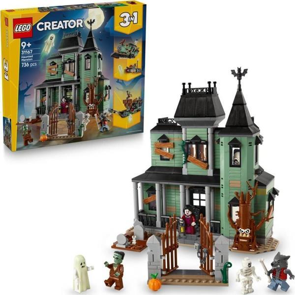 LEGO 31167  Creator 3'ü 1 Arada Hayaletli Köşk 31167 - 9 Yaş & Üzeri Çocuklar Için Gemi ve Tren Olabilen Oyuncak Yapım S - Image 1
