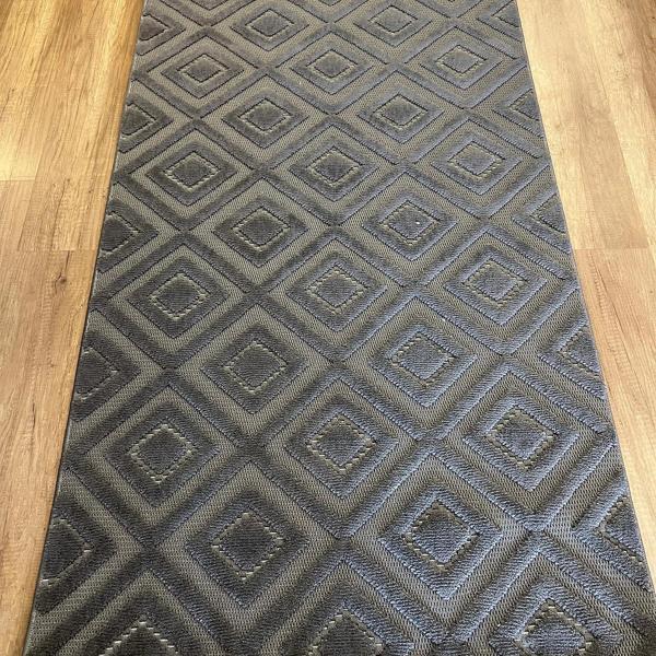 Hoom Rugs Design 1089 Antrasit Desensiz Yumuşak Dokulu İskandinav Halı - Image 1