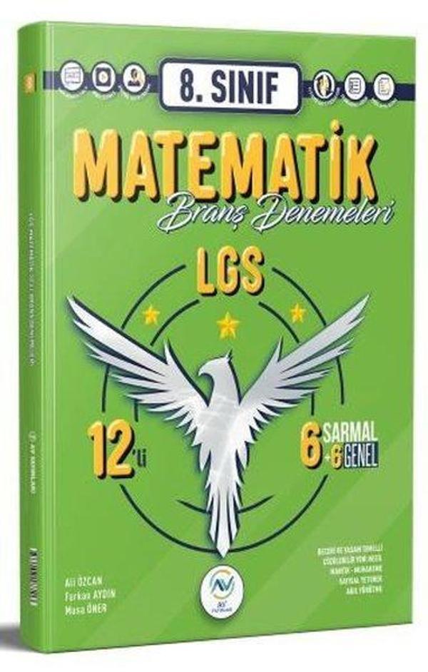 2023 8.Sınıf LGS Matematik 12'li Deneme - Av Yayınları - Image 1