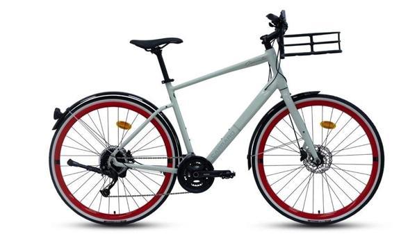 CARRARO COMMUTER ERKEK ŞEHİR BİSİKLETİ 480H HD 28 JANT 18 VİTES ÇİMENTO GRİ KIRMIZI - Image 1