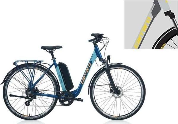 CARRARO E-LINE eCOMFORT 2.1 UNISEX ŞEHİR BİSİKLETİ 470H HD 28 JANT 7 VİTES MAT STORM GRİ ANTRASİT SA - Image 1