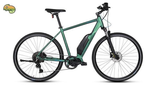 CARRARO E-SPORTIVE 6.6 ERKEK ŞEHİR BİSİKLETİ 520H HD 28 JANT 9 VİTES MAT MAVİ YEŞİL MOR BUKALEMUN Sİ - Image 1