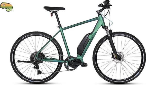 CARRARO E-SPORTIVE 6.6 ERKEK ŞEHİR BİSİKLETİ 520H HD 28 JANT 9 VİTES MAT MAVİ YEŞİL MOR BUKALEMUN Sİ - Image 1