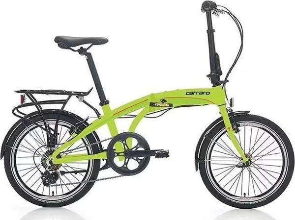 CARRARO FLEXI 106 KATLANIR BİSİKLET 320H V 20 JANT 6 VİTES LİME YEŞİL SİYAH KIRMIZI - Image 1
