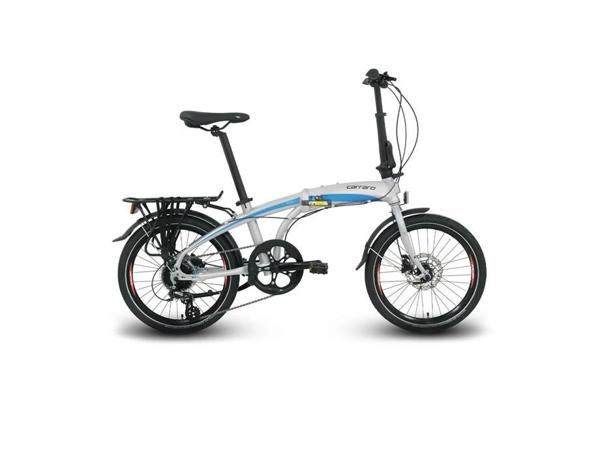 CARRARO FLEXI 108 HD KATLANIR BİSİKLET 320H V 20 JANT 8 VİTES GÜMÜŞ TURKUAZ BUKALEMUN SİYAH KIRMIZI - Image 1