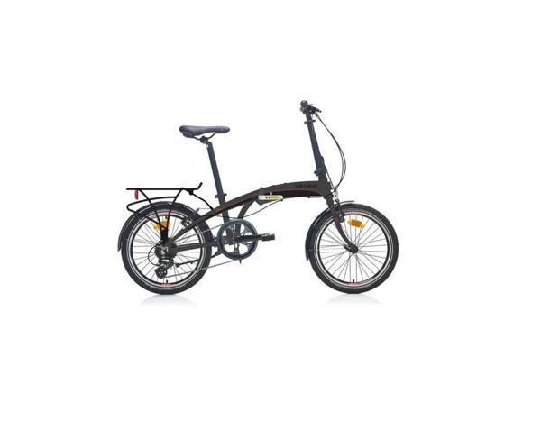 CARRARO FLEXI 108 KATLANIR BİSİKLET 285H V 20 JANT 8 VİTES MAT ANTRASİT SİYAH KIRMIZI - Image 1