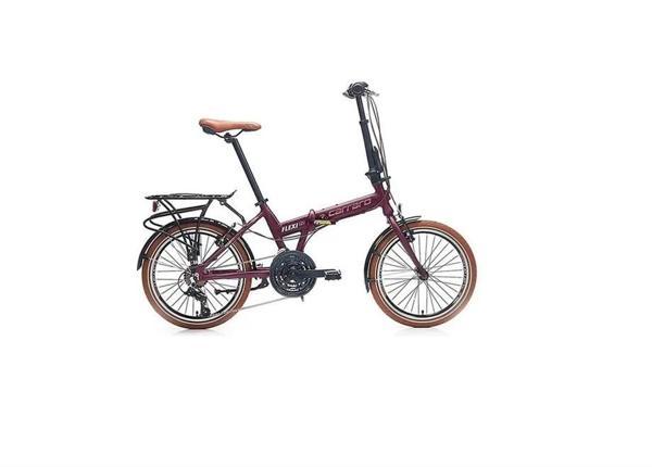 CARRARO FLEXI 121 KATLANIR BİSİKLET 350H V 20 JANT 21 VİTES MAT VİOLA BAKIR - Image 1