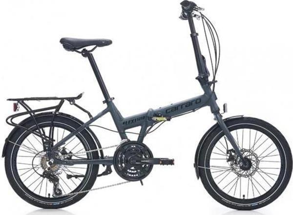 CARRARO FLEXI 121D KATLANIR BİSİKLET 350H MD 20 JANT 21 VİTES  MAT STORM-GRİ-SİYAH - Image 1
