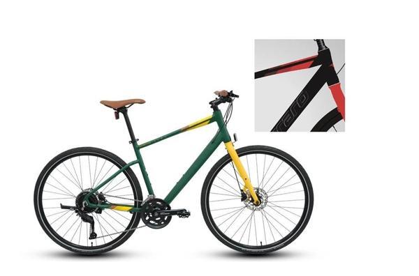 CARRARO SPORTIVE 328C ERKEK ŞEHİR BİSİKLETİ 440H HD 28 JANT 18 VİTES MAT SİYAH KIRMIZI - Image 1