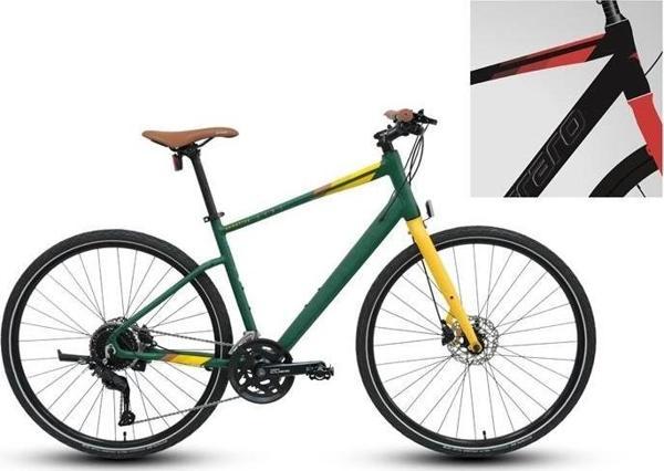 CARRARO SPORTIVE 328C ERKEK ŞEHİR BİSİKLETİ 480H HD 28 JANT 18 VİTES MAT SİYAH KIRMIZI - Image 1