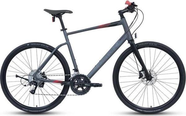 CARRARO SPORTIVE 350C ERKEK ŞEHİR BİSİKLETİ 520H HD 28 JANT 22 VİTES MAT ANTRASİT-SİYAH-KIRMIZI - Image 1