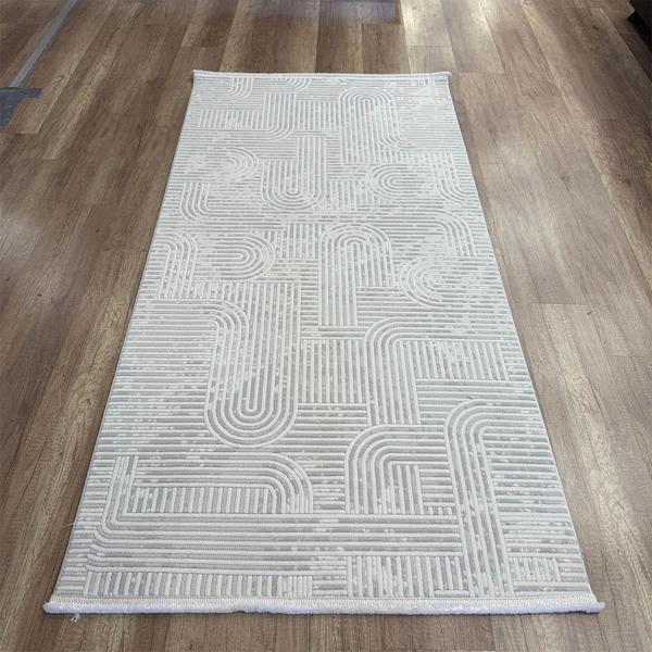 Hoom Rugs Markiz 1138 Krem Modern Pamuk Taban Halı - Image 1