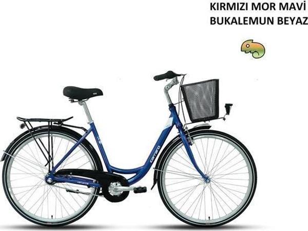 CARRARO TIFFANY 3.0 KADIN ŞEHİR BİSİKLETİ 500H KONTRA FREN 28 JANT NEX-3-V KIRMIZI MOR MAVİ BUKALEMU - Image 1