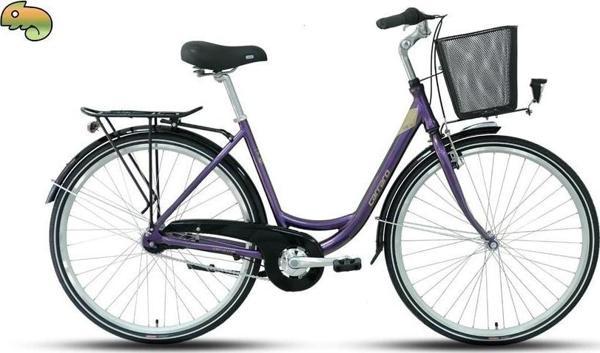 CARRARO TIFFANY 7.0 KADIN ŞEHİR BİSİKLETİ 500H KONTRA FREN 28 JANT NEX-7-V YEŞİL MOR BUKALEMUN HARDA - Image 1