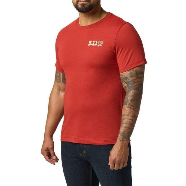 5.11 WOODLAND MOTO LOGO SS TEE TISORT - Image 1