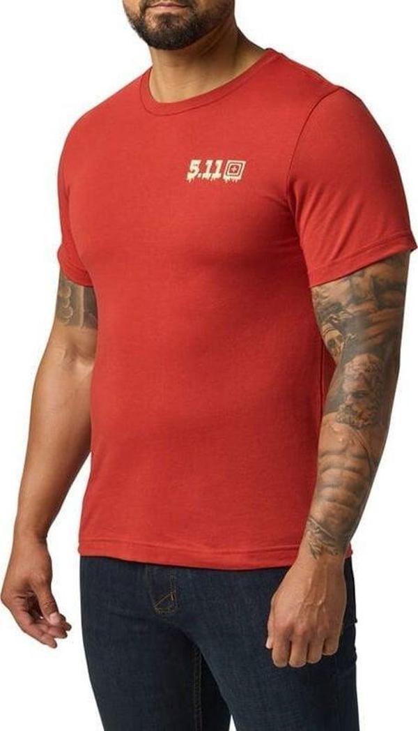 5.11 WOODLAND MOTO LOGO SS TEE TISORT - Image 1
