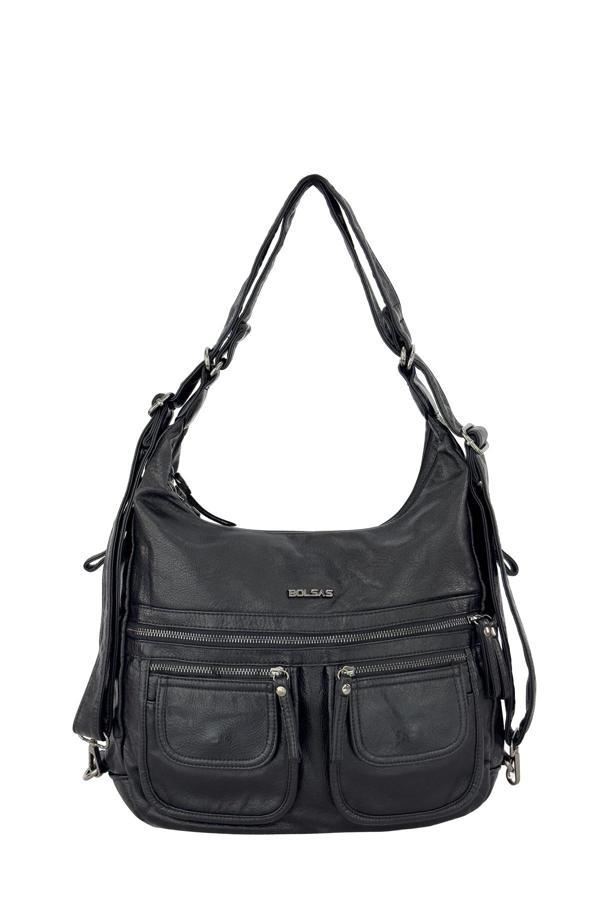 Bolsas Kadın Omuz ve Sırt  Çanta Siyah 1038 - Image 1