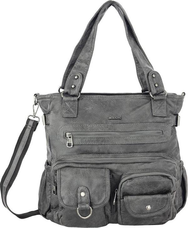 Bolsas Kadın Omuz Çanta Gri 1035 - Image 1