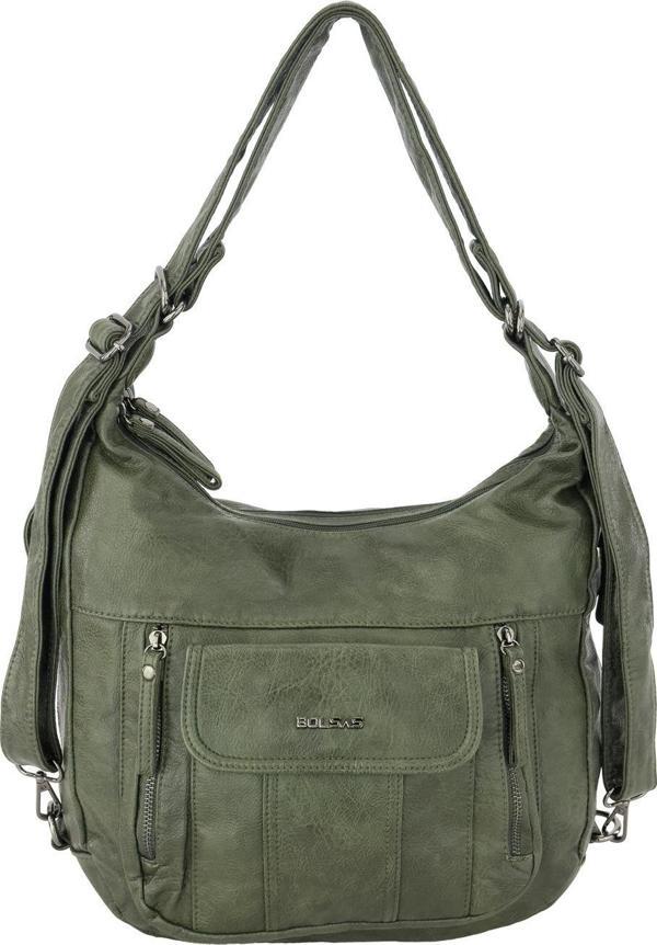 Bolsas Kadın Omuz ve Sırt  Çanta Yeşil 1037 - Image 1