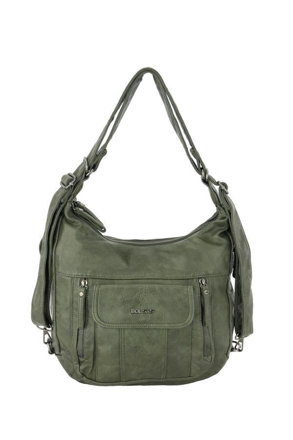 Bolsas Kadın Omuz ve Sırt  Çanta Yeşil 1037 - Image 1