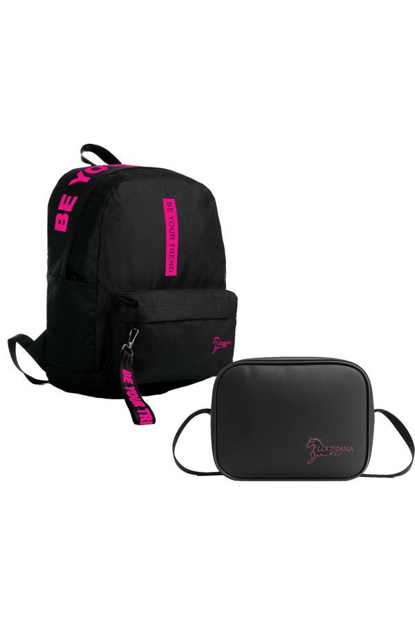 Louisiana Polo Okul Seti – Sırt Çantası + Termal Beslenme Pembe 1140 - Image 1