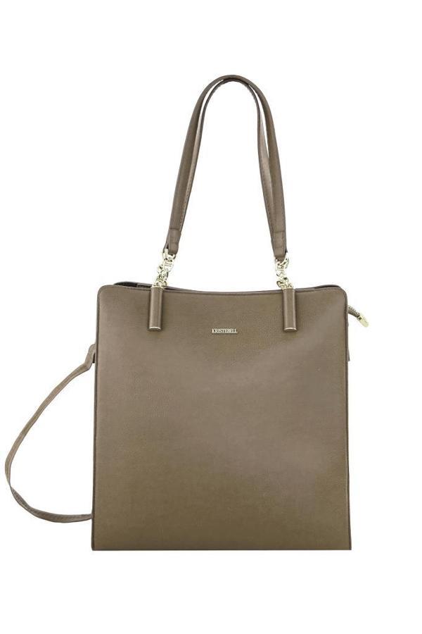 Kriste Bell Kadın Omuz Çantası Vizon 7203 - Image 1