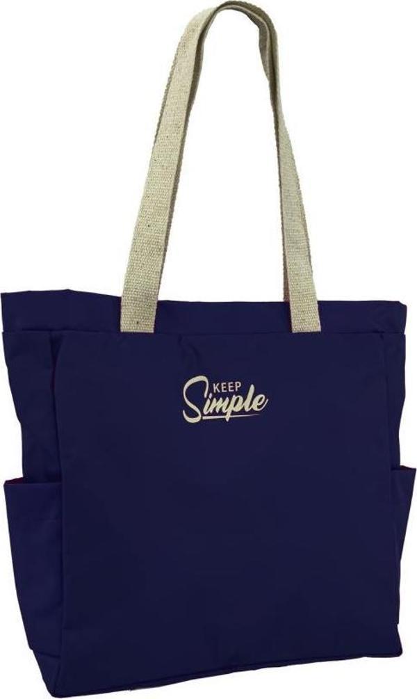 Keep Simple Kadın Çanta Kumaş Lacivert 7008 - Image 1