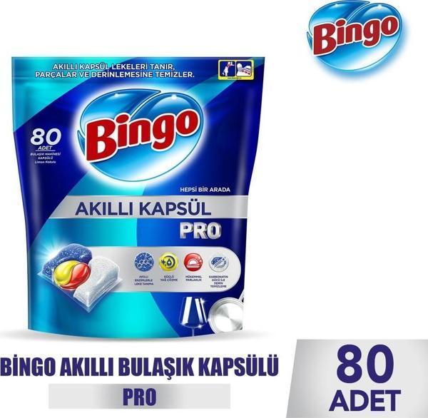 Bingo Akıllı Kapsül Pro Bulaşık Makinesi Deterjanı 80x5 400 Tablet - Image 1