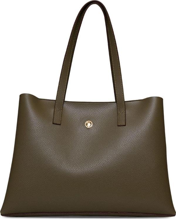 U.S. Polo Assn. Kadın Omuz Çanta Haki Us25186 - Image 1