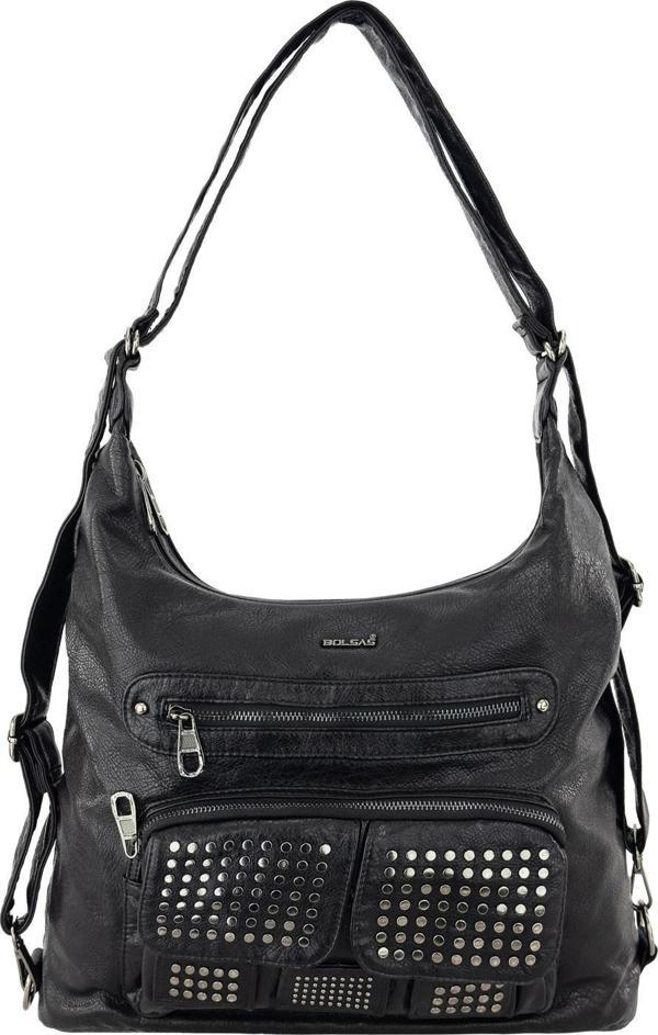 Bolsas Kadın Omuz ve Sırt  Çanta Siyah 1033 - Image 1
