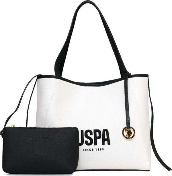 U.S. Polo Assn. Kadın Omuz Çanta Beyaz Us25312 - Image 1