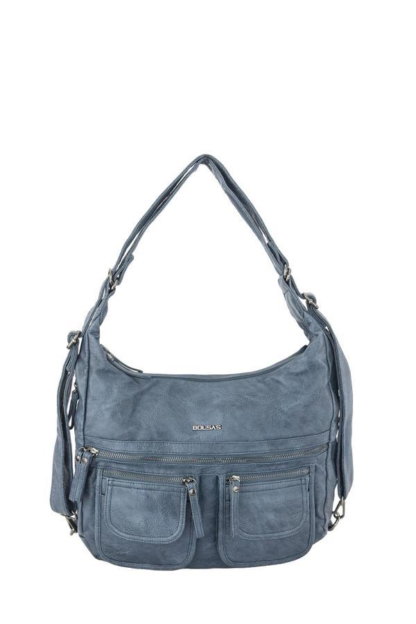 Bolsas Kadın Omuz ve Sırt  Çanta Mavi 1038 - Image 1