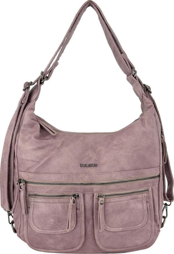 Bolsas Kadın Omuz ve Sırt  Çanta Pudra 1038 - Image 1