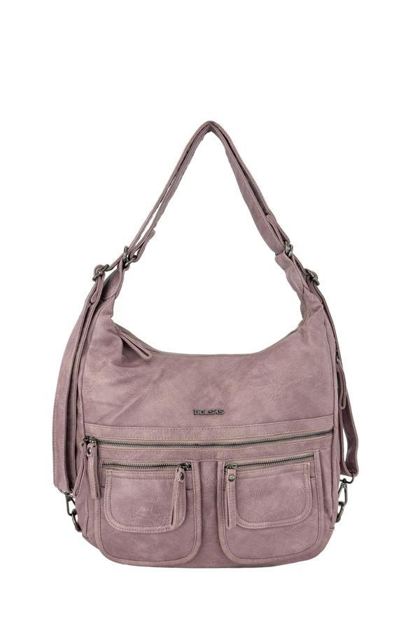 Bolsas Kadın Omuz ve Sırt  Çanta Pudra 1038 - Image 1
