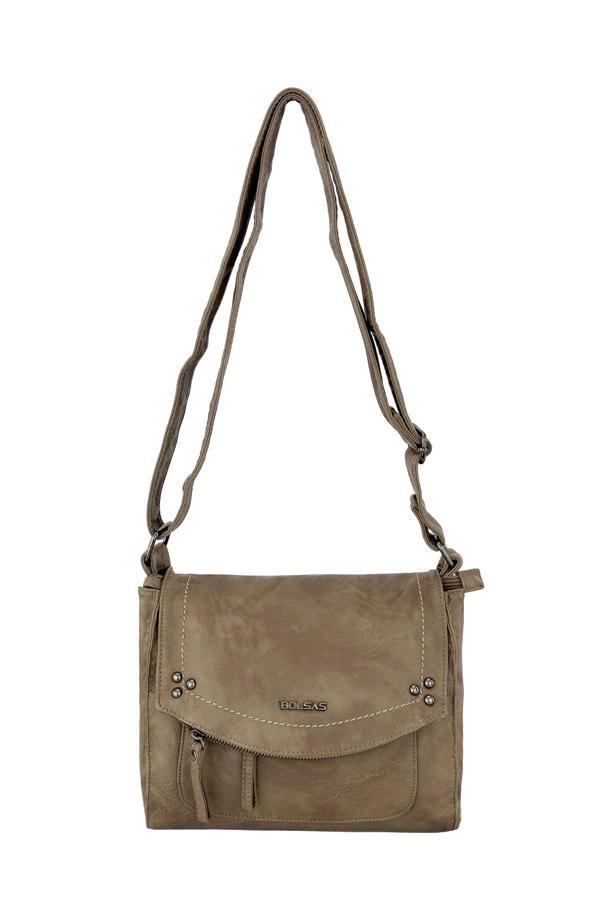 Bolsas Çapraz Askılı Kadın Çanta Vizon 1043 - Image 1