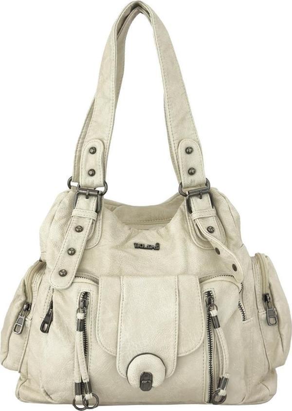 Bolsas Kadın Omuz Çanta Bej 1034 - Image 1