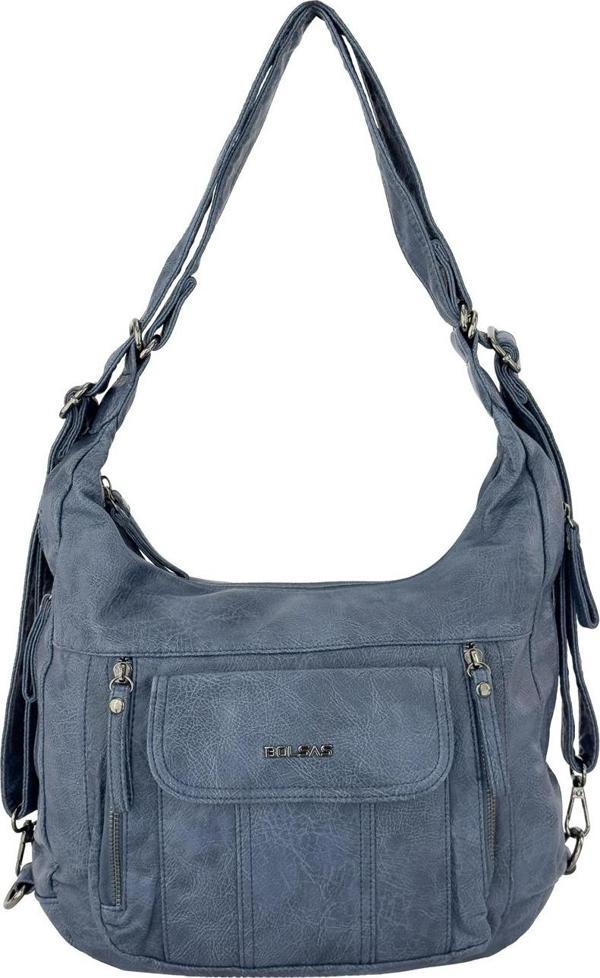 Bolsas Kadın Omuz ve Sırt  Çanta Mavi 1037 - Image 1