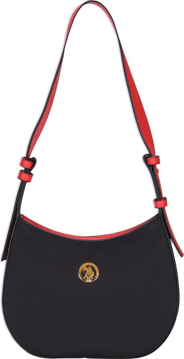 U.S. Polo Assn. Kadın Omuz Çanta Lacivert-Kırmızı Us25256 - Image 1