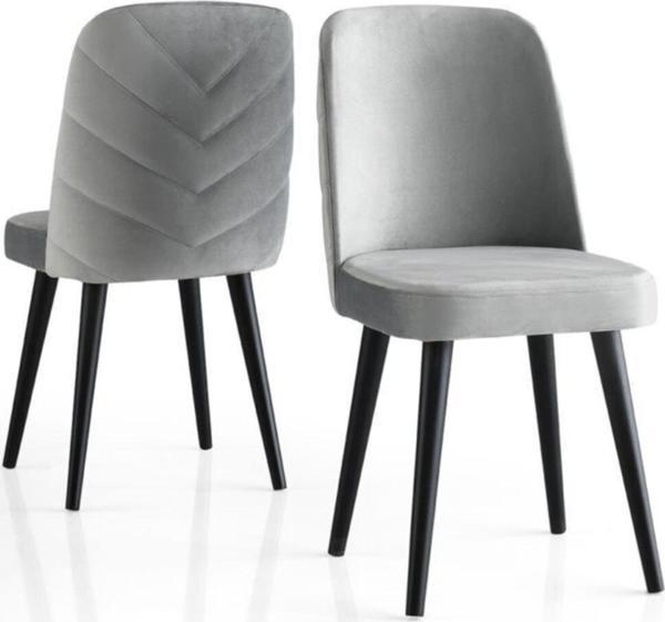 Modern Yemek Odası Mutfak Sandalyesi Venedik 2 Li Set  - Image 1