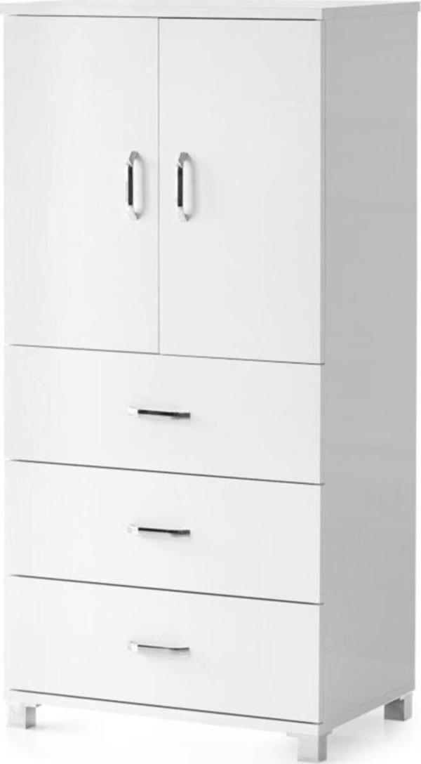 Çok Amaçlı Dolaplı Şifonyer 3 Çekmeceli Kapaklı 60x44x127cm - Image 1
