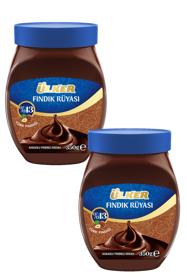 Ülker Fındık Rüyası Kakaolu Fındık Kreması 350 gr x 2 Adet - Image 1