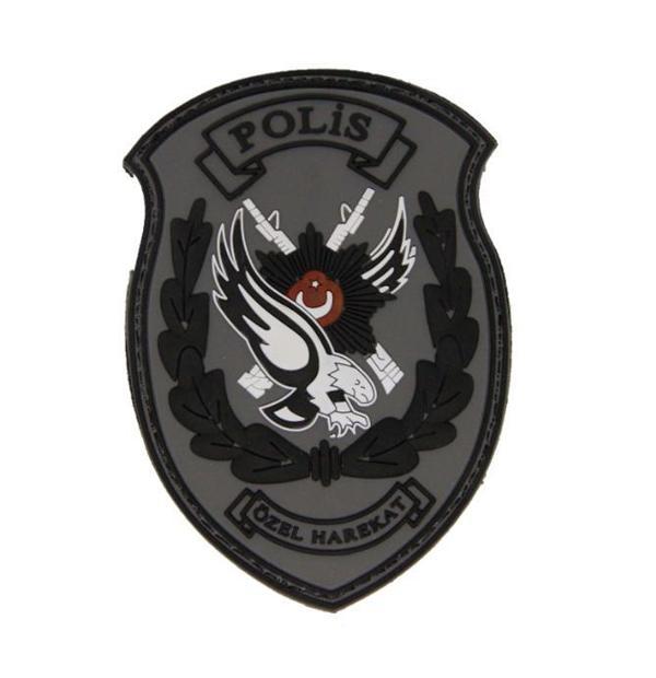 Single Sword Polis Plastik Patch - Peç SİYAH - Image 1