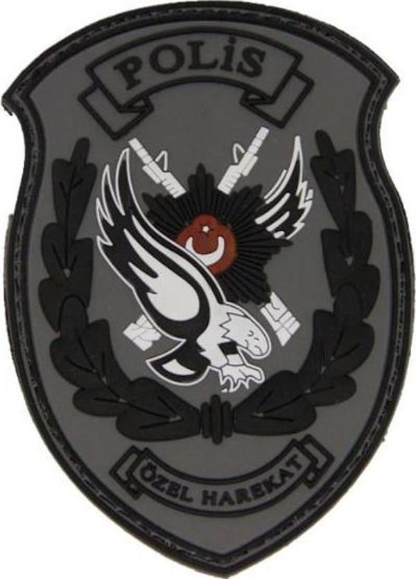 Single Sword Polis Plastik Patch - Peç SİYAH - Image 1