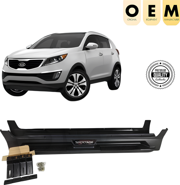 2010-2015 KIA SPORTAGE YAN BASAMAK OEM SIYAH   - Image 1