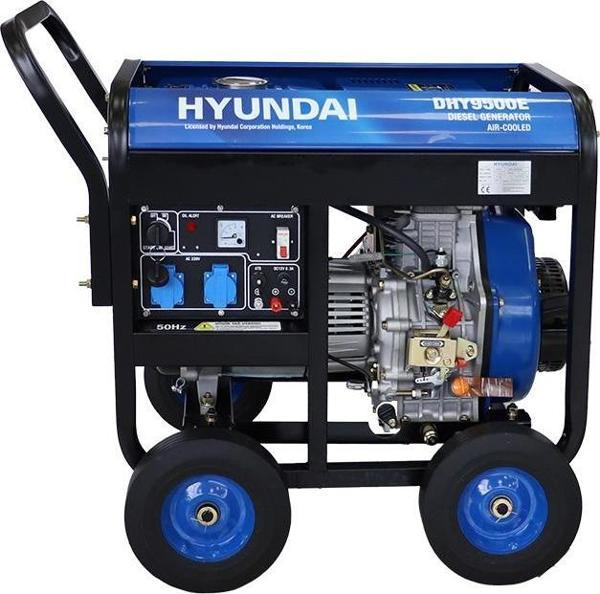 Hyundai DHY9500E Dizel Jeneratör – 7.5 kVA Güç, Yüksek Performans ve Dayanıklılık - Image 1